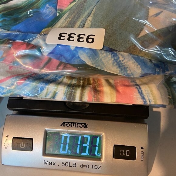 Soft Surroundings Women PXL Penelope Maxi Dress Tropical Sleeveless Floral Palm - Picture 9 of 9